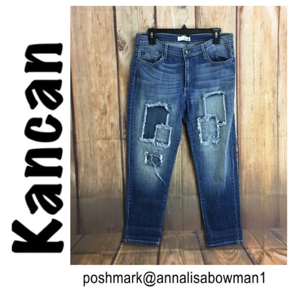 KanCan Denim - 🐞KanCan Distressed/faded Boyfriend jean size 9